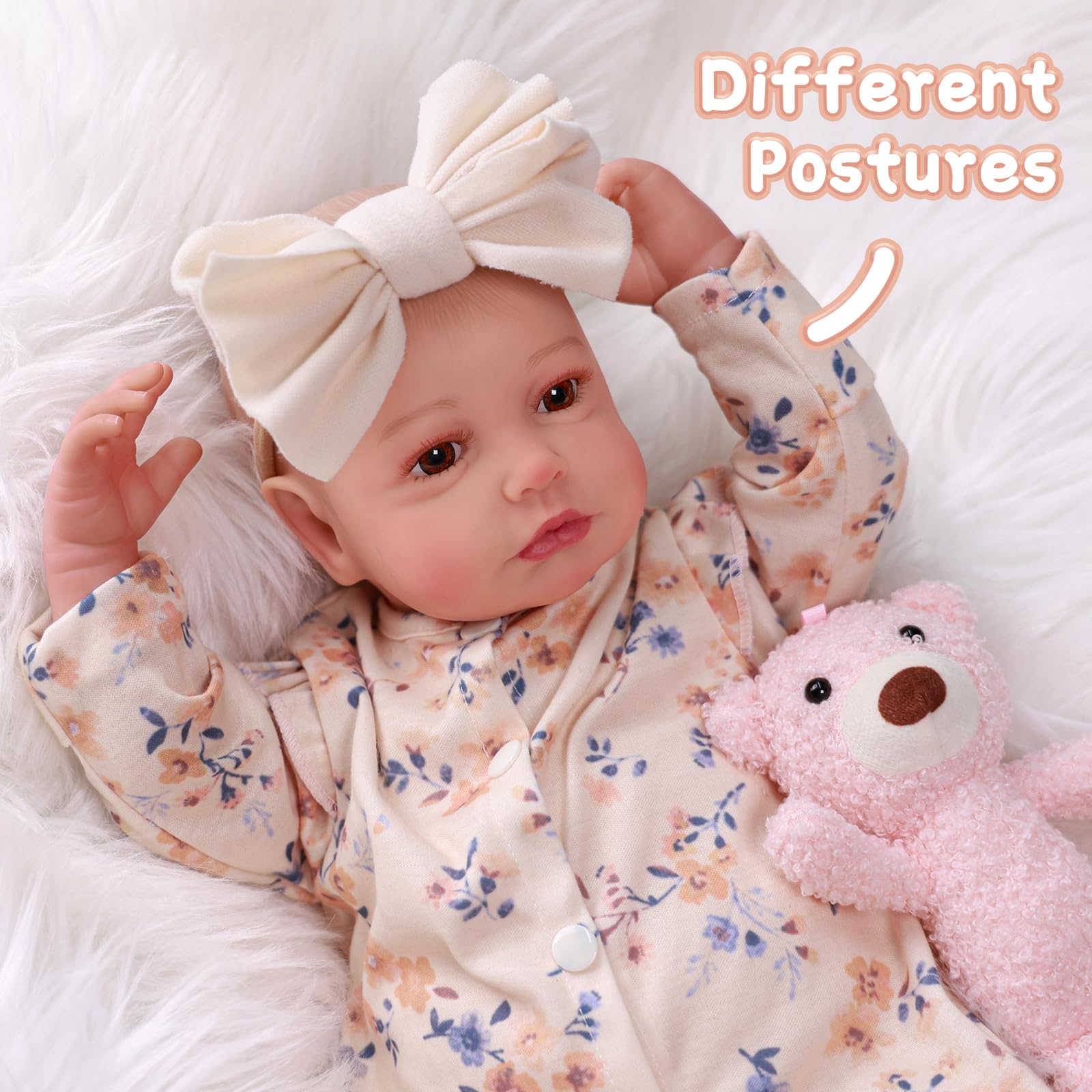 Foto 7 pulgar | Muñeca Reborn Babeside Relike Girl De 50 Cm Con Kit De Alimentación - Venta Internacional.