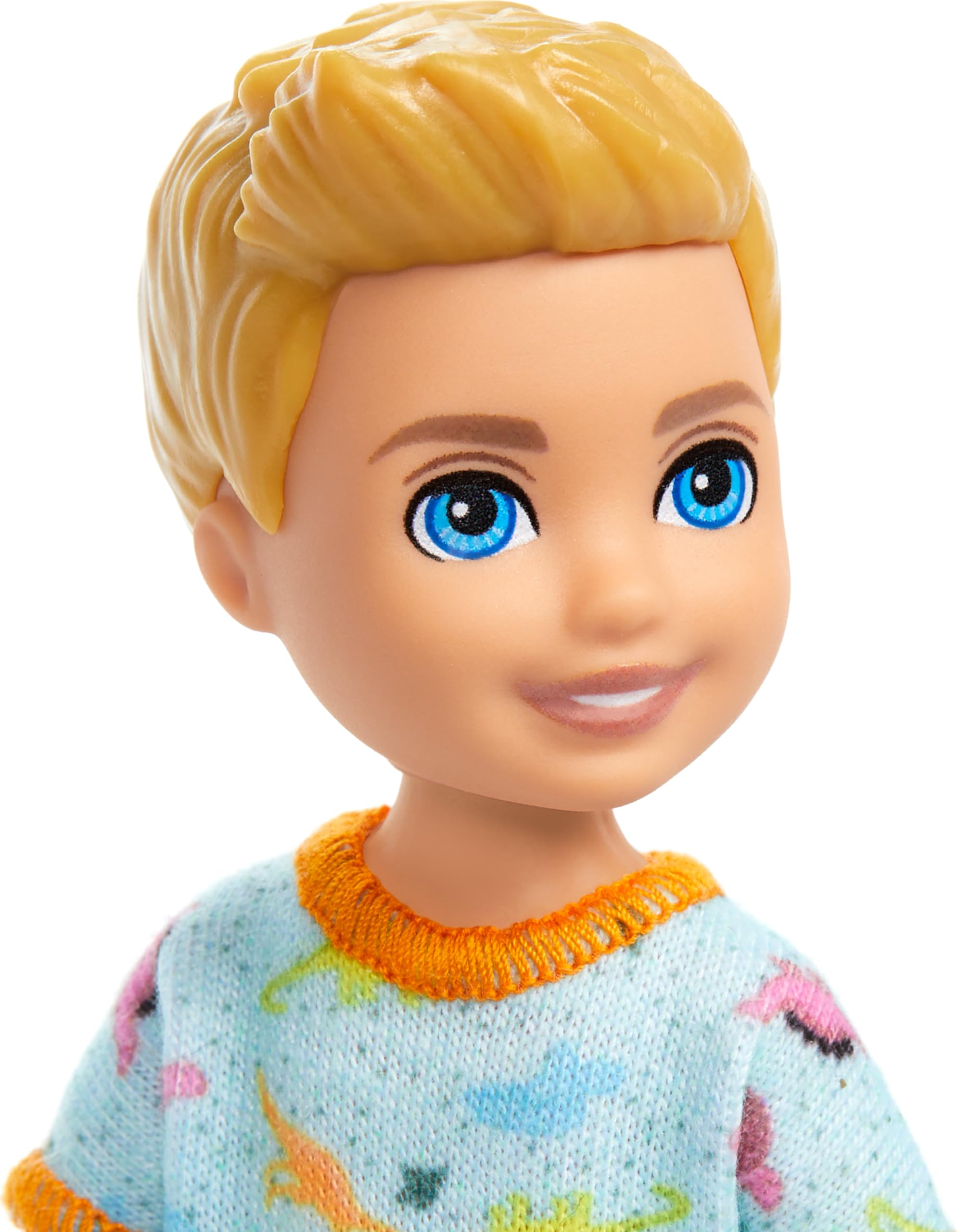 Foto 2 | Muñeca Barbie Chelsea Small Boy Con Estampado De Dinosaurios Y Zapatos - Venta Internacional.