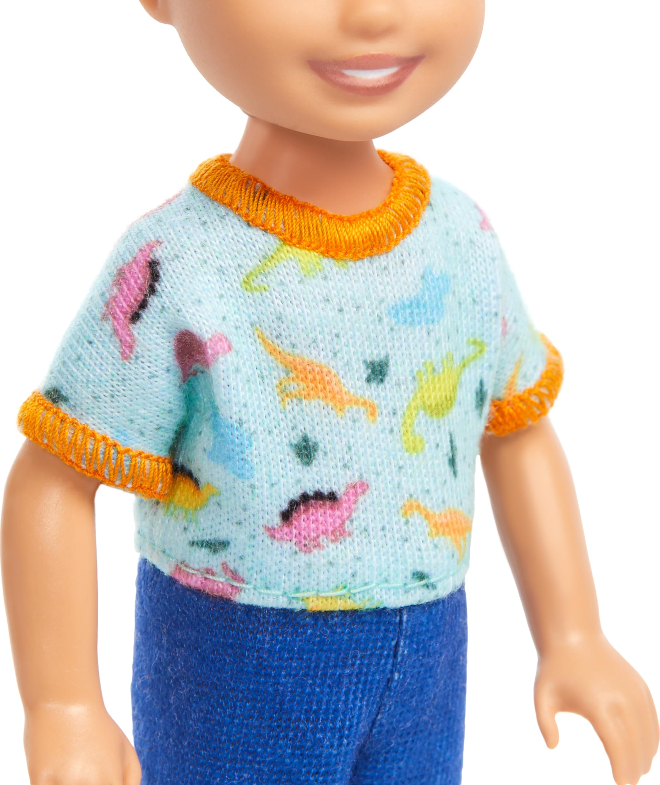 Foto 4 pulgar | Muñeca Barbie Chelsea Small Boy Con Estampado De Dinosaurios Y Zapatos - Venta Internacional.