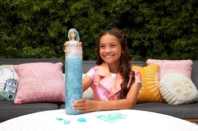 Foto 2 | Muñeca Barbie Mermaid Con 6 Sorpresas Y 3 Años - Venta Internacional.