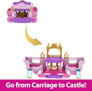 Foto 3 | Playset Mattel Disney Princess Carriage To Castle Con Aurora - Venta Internacional.