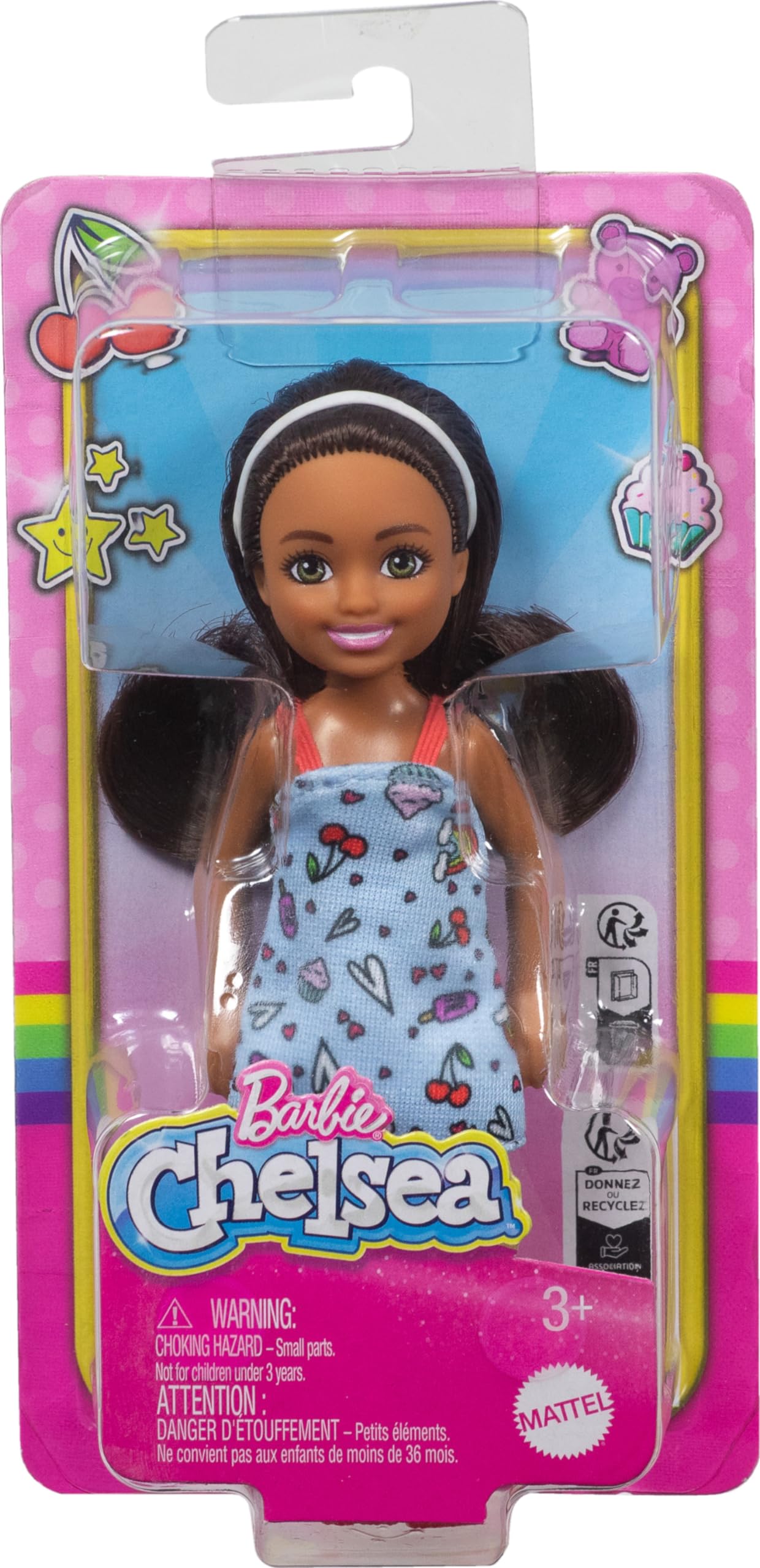 Foto 7 pulgar | Muñeca Barbie Chelsea De 6 Pulgadas Con Vestido Azul Extraíble - Venta Internacional.