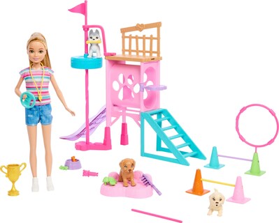 Foto 1 | Set De Juego Barbie Y Stacie Al Rescate Con Muñeca Y 3 Perros - Venta Internacional.