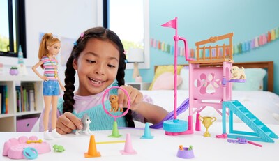 Foto 2 | Set De Juego Barbie Y Stacie Al Rescate Con Muñeca Y 3 Perros - Venta Internacional.