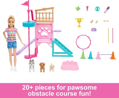 Foto 6 | Set De Juego Barbie Y Stacie Al Rescate Con Muñeca Y 3 Perros - Venta Internacional.