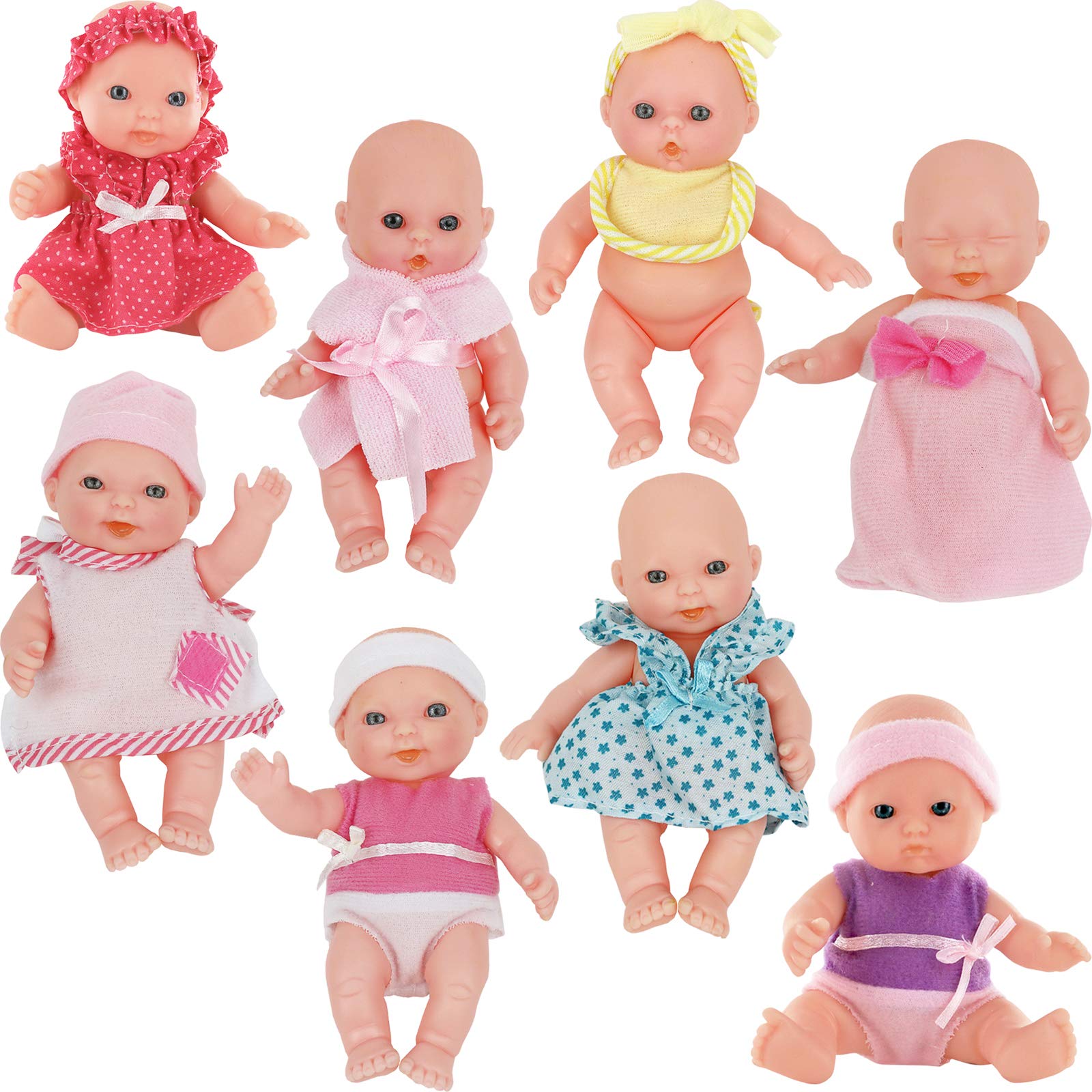 Foto 2 pulgar | Set De Muñecas Click N' Play Pequeño De 8 Con Set De Juego Infantil - Venta Internacional.