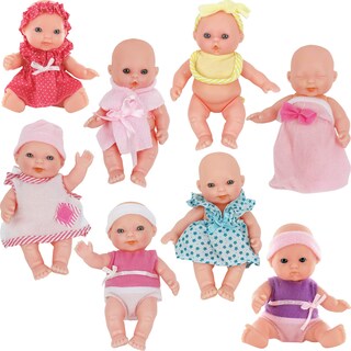 Foto 1 | Set De Muñecas Click N' Play Pequeño De 8 Con Set De Juego Infantil - Venta Internacional.