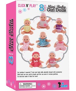 Foto 5 | Set De Muñecas Click N' Play Pequeño De 8 Con Set De Juego Infantil - Venta Internacional.