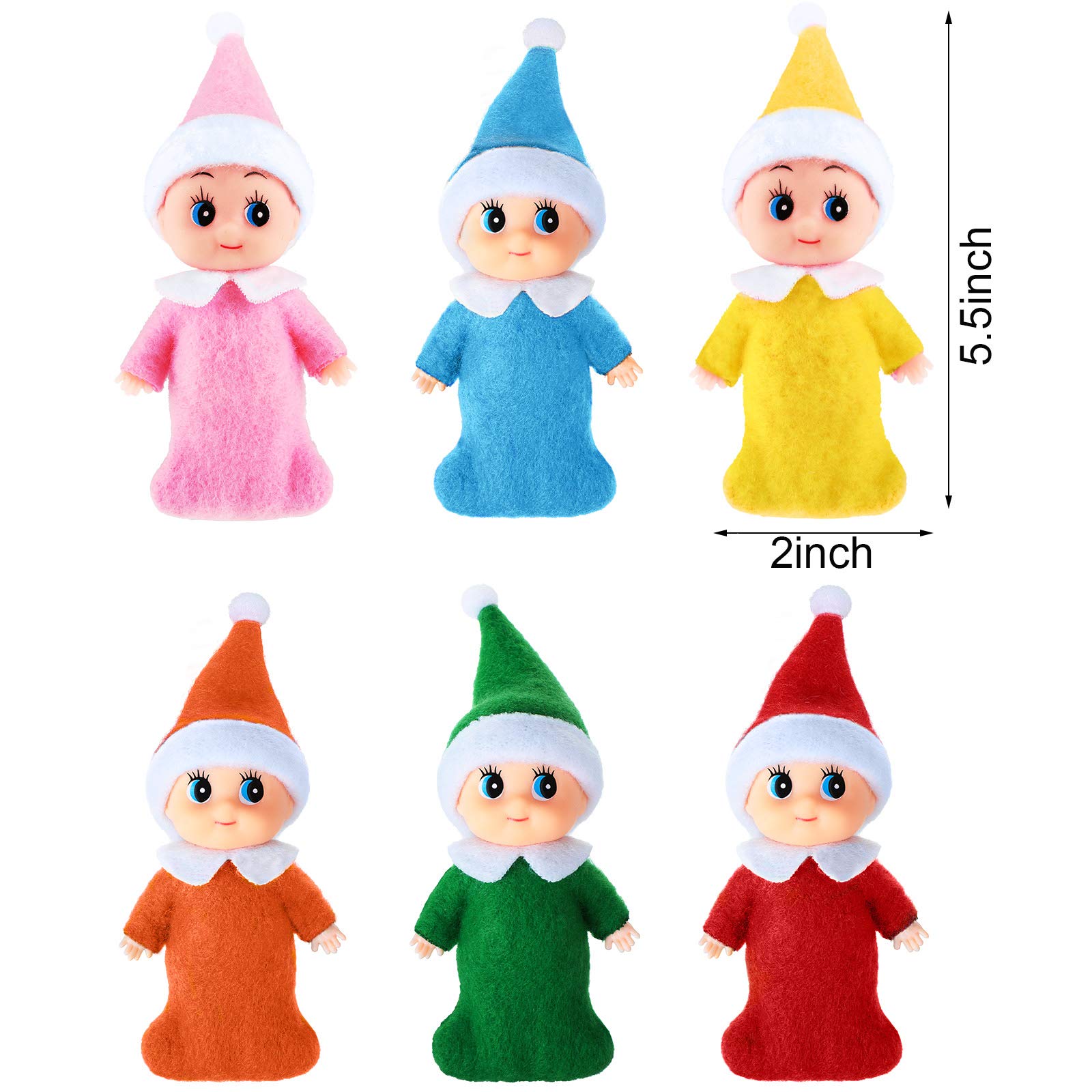 Foto 3 pulgar | Muñeca Elfa De Navidad Skylety, 6 Piezas, Para Navidad Y Año Nuevo - Venta Internacional.