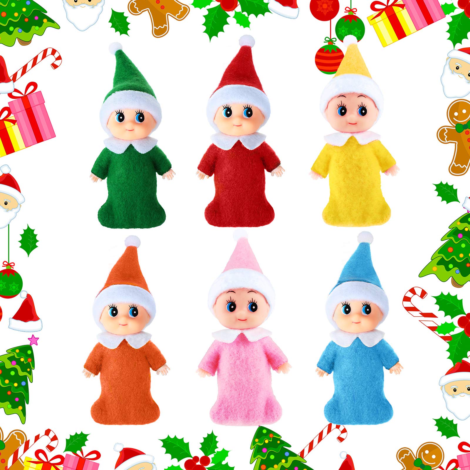 Foto 3 | Muñeca Elfa De Navidad Skylety, 6 Piezas, Para Navidad Y Año Nuevo - Venta Internacional.