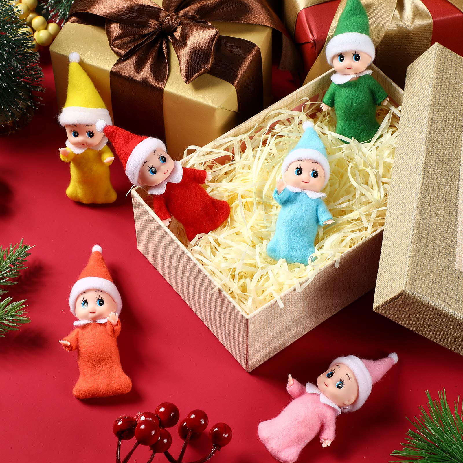 Foto 5 pulgar | Muñeca Elfa De Navidad Skylety, 6 Piezas, Para Navidad Y Año Nuevo - Venta Internacional.