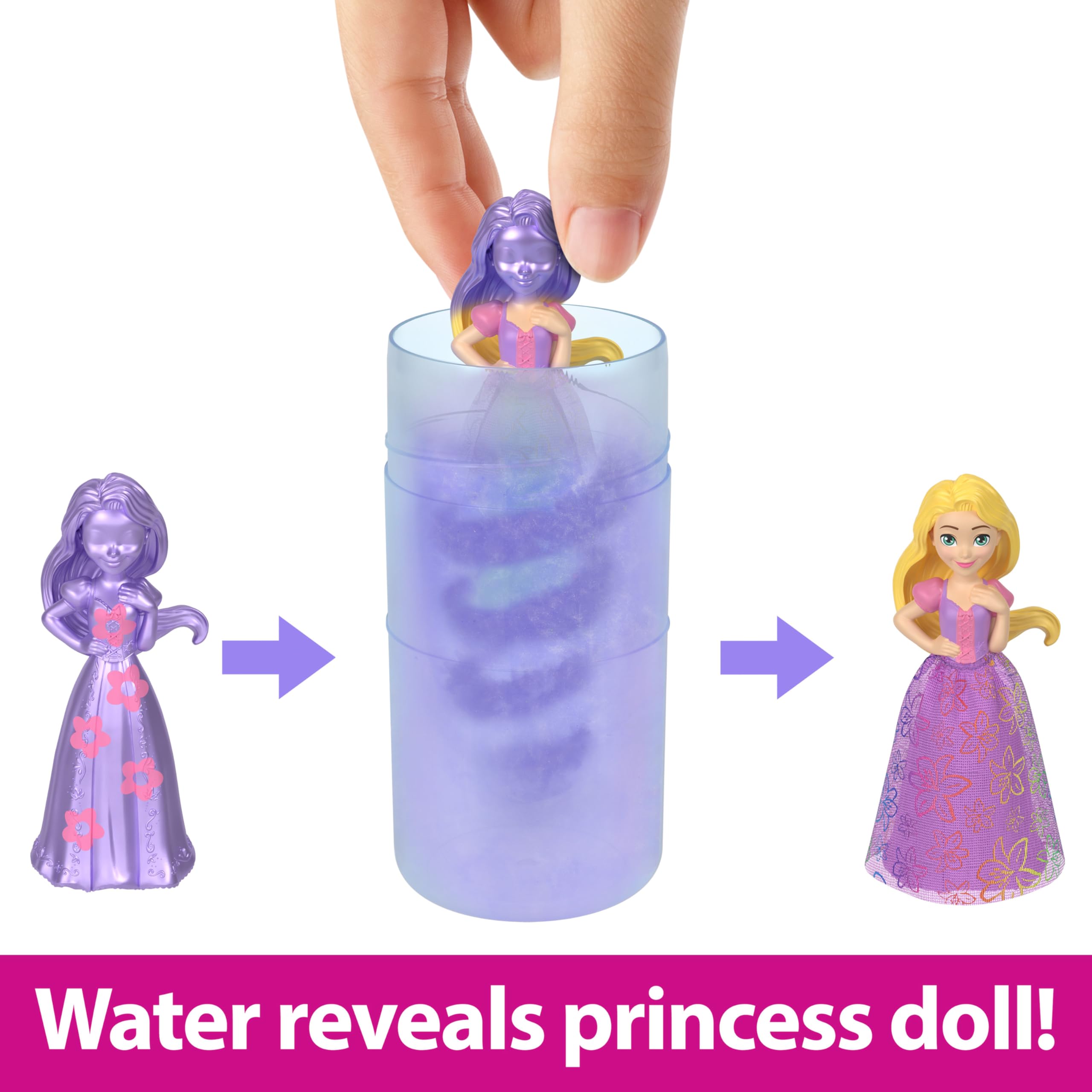 Foto 5 pulgar | Toy Mattel Disney Princess Royal, Revelador De Colores Con 6 Sorpresas - Venta Internacional.