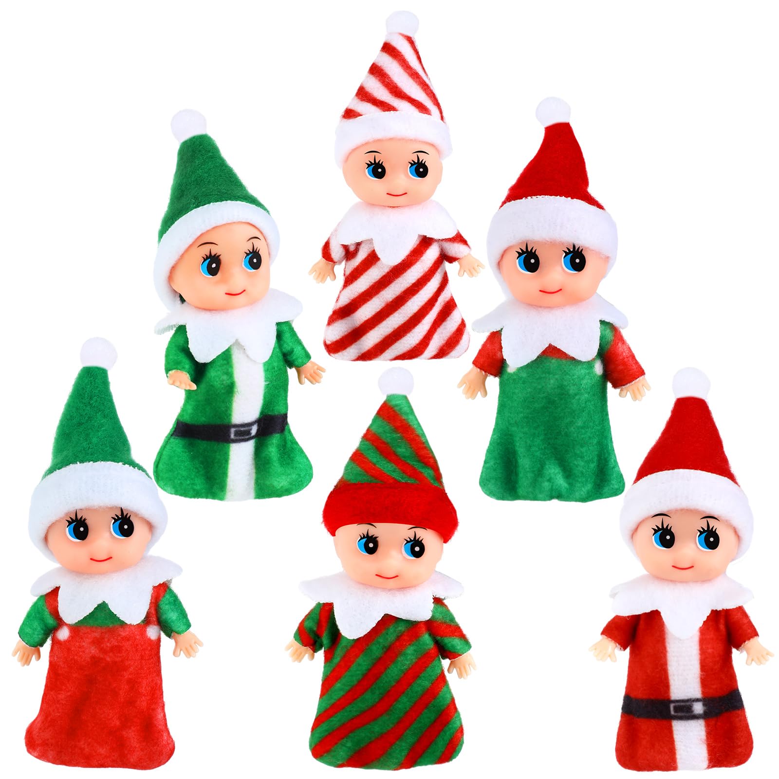 Muñeca Elfa De Navidad Skylety, 6 Piezas, Para Navidad Y Año Nuevo - Venta Internacional.