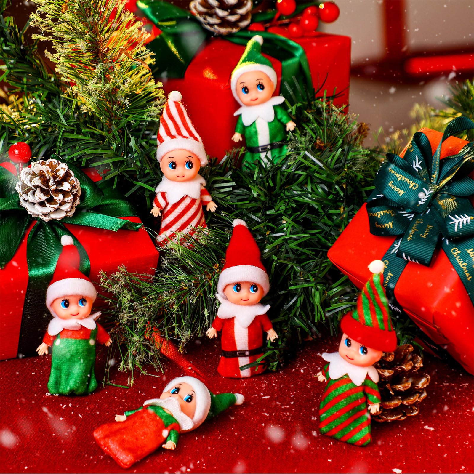 Foto 4 pulgar | Muñeca Elfa De Navidad Skylety, 6 Piezas, Para Navidad Y Año Nuevo - Venta Internacional.