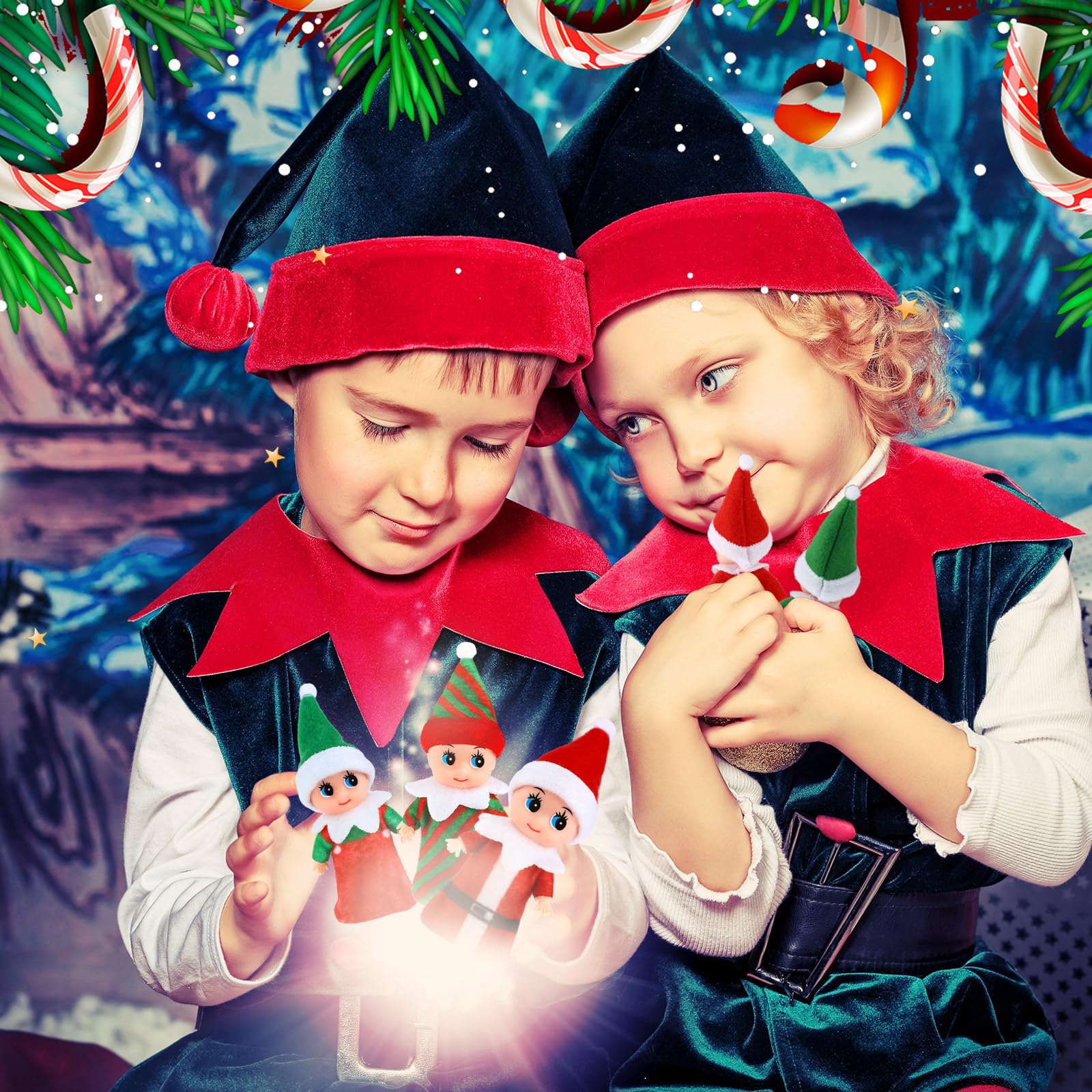 Foto 7 pulgar | Muñeca Elfa De Navidad Skylety, 6 Piezas, Para Navidad Y Año Nuevo - Venta Internacional.