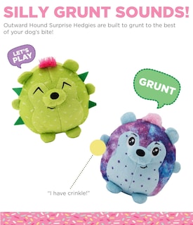 Foto 4 | Juguetes Para Perros Outward Hound Surprise Hedgies Grunting X3 - Venta Internacional.
