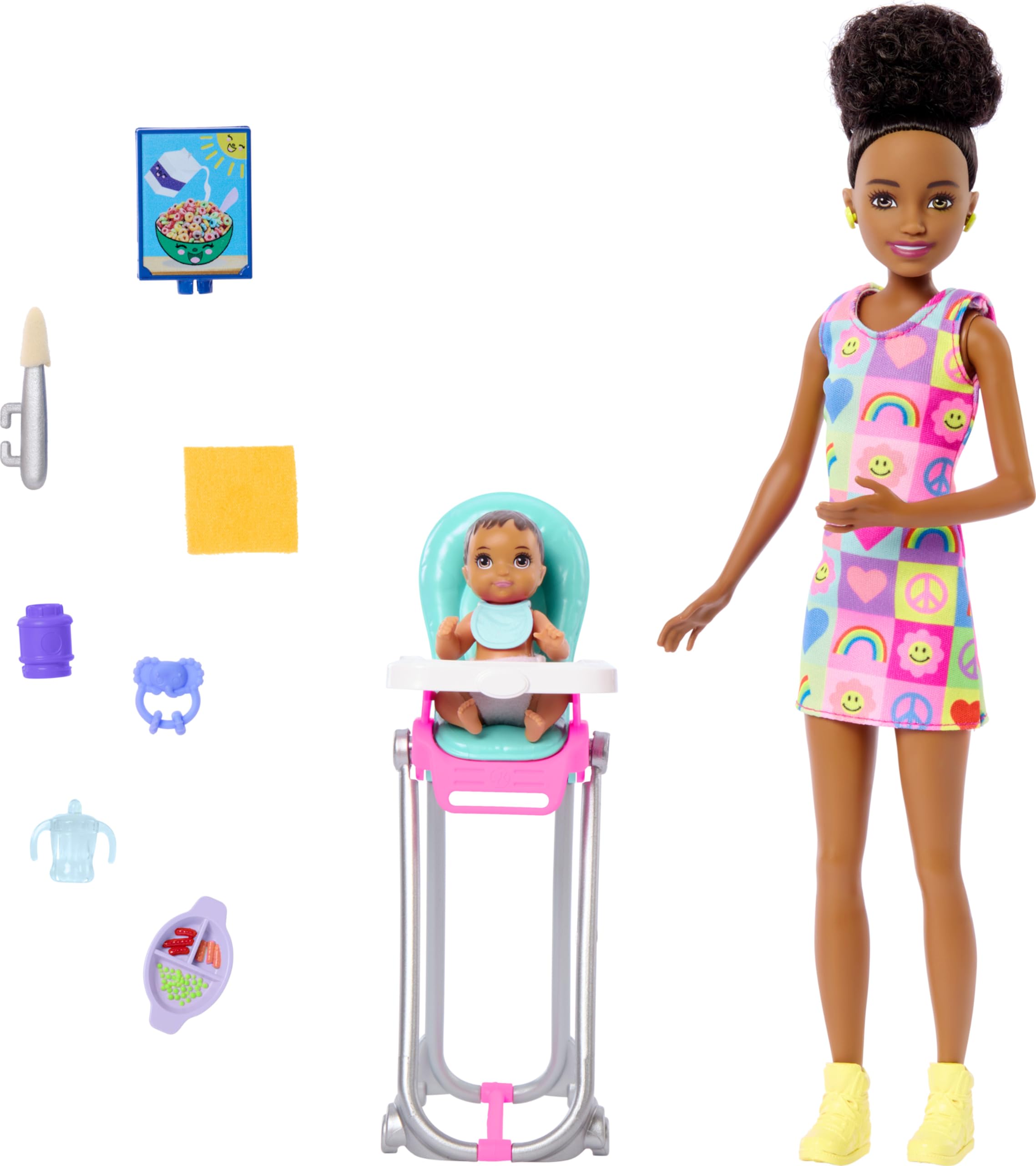 Set De Niñera Doll Barbie Skipper & Playset Con Accesorios - Venta Internacional.