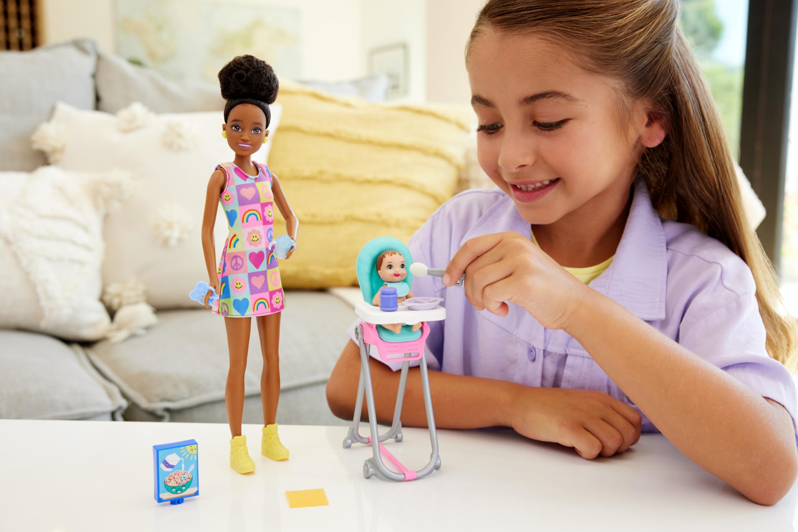 Foto 3 pulgar | Set De Niñera Doll Barbie Skipper & Playset Con Accesorios - Venta Internacional.