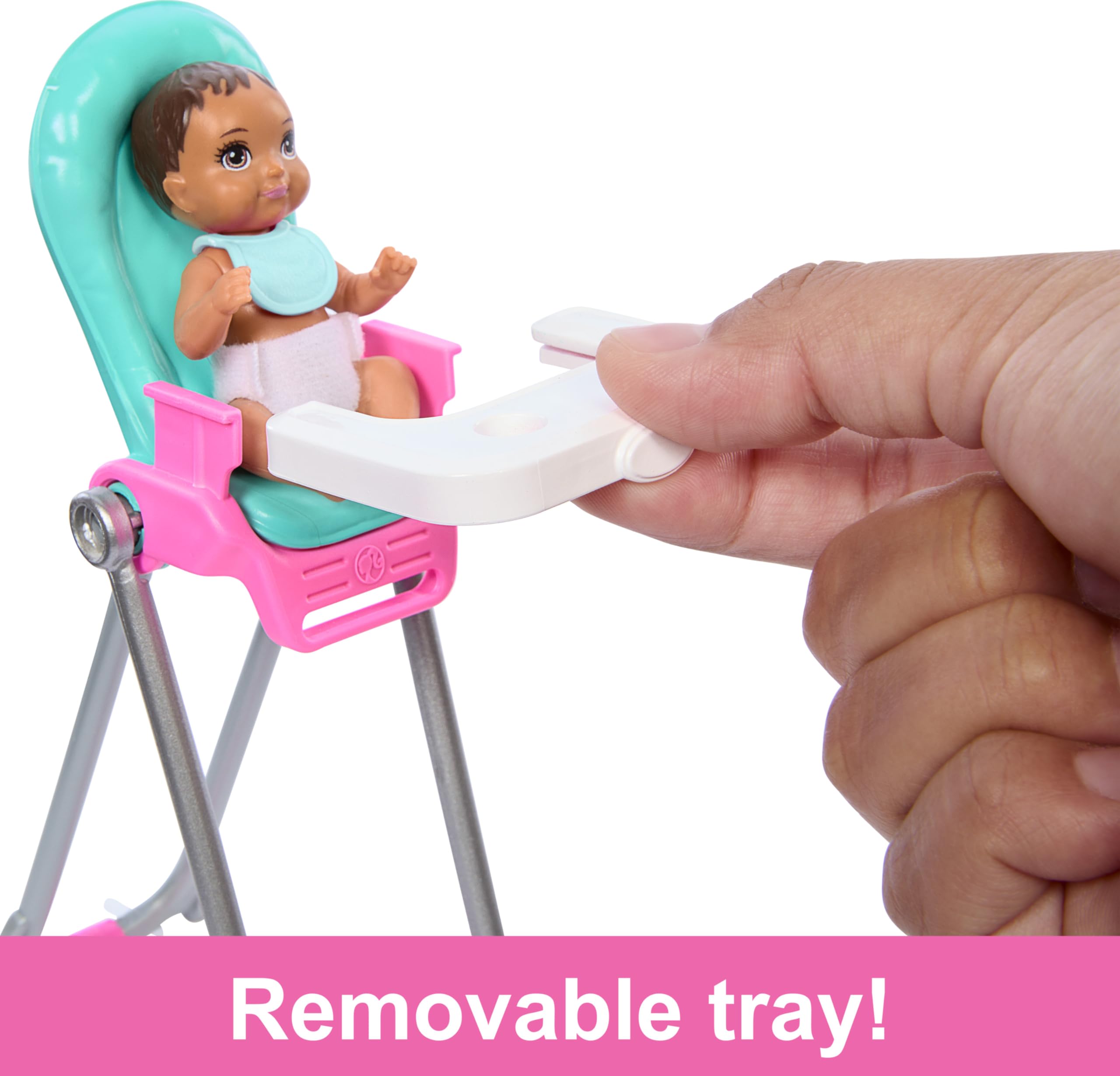 Foto 5 pulgar | Set De Niñera Doll Barbie Skipper & Playset Con Accesorios - Venta Internacional.