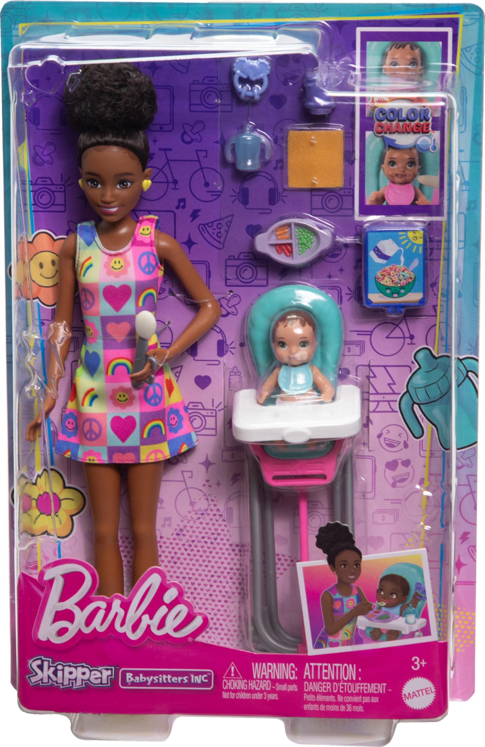Foto 7 pulgar | Set De Niñera Doll Barbie Skipper & Playset Con Accesorios - Venta Internacional.