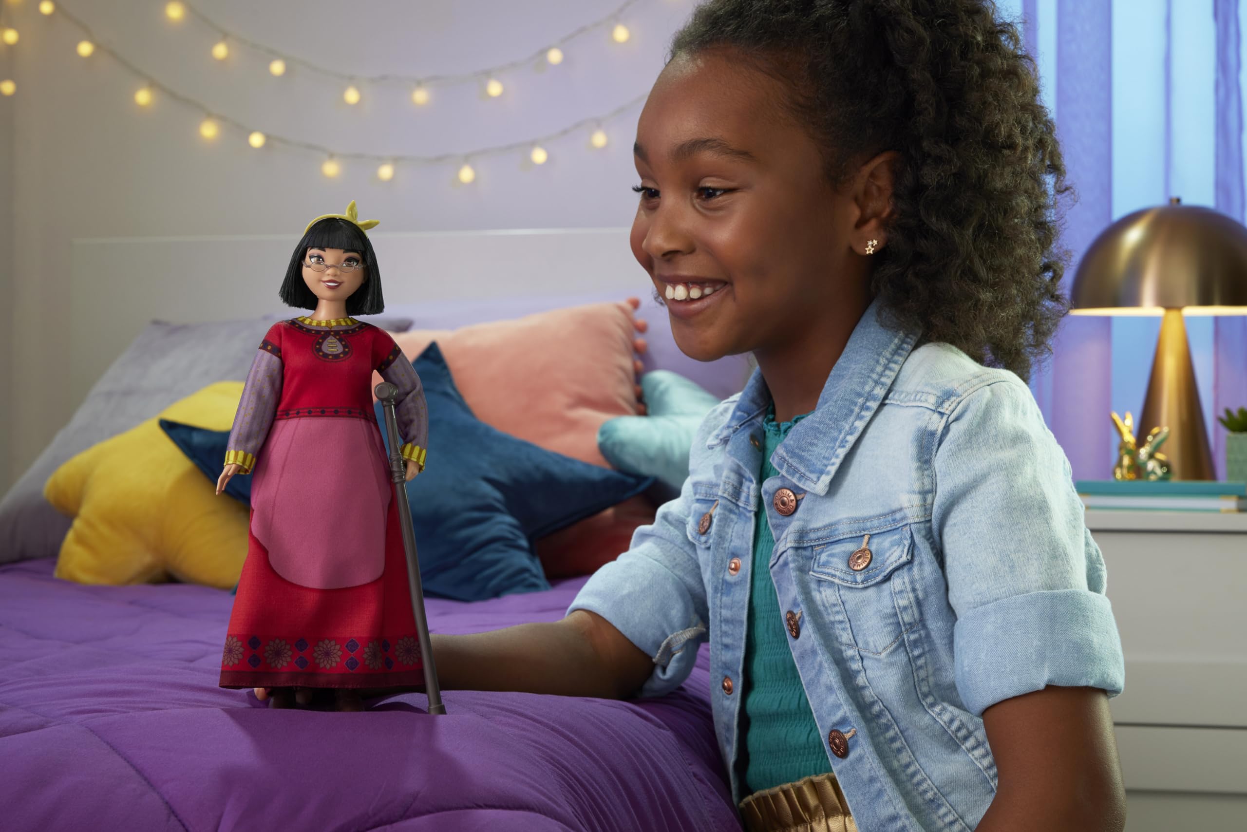 Foto 2 | Muñeca De Moda Mattel Disney Wish Toys Dahlia Of Rosas - Venta Internacional.