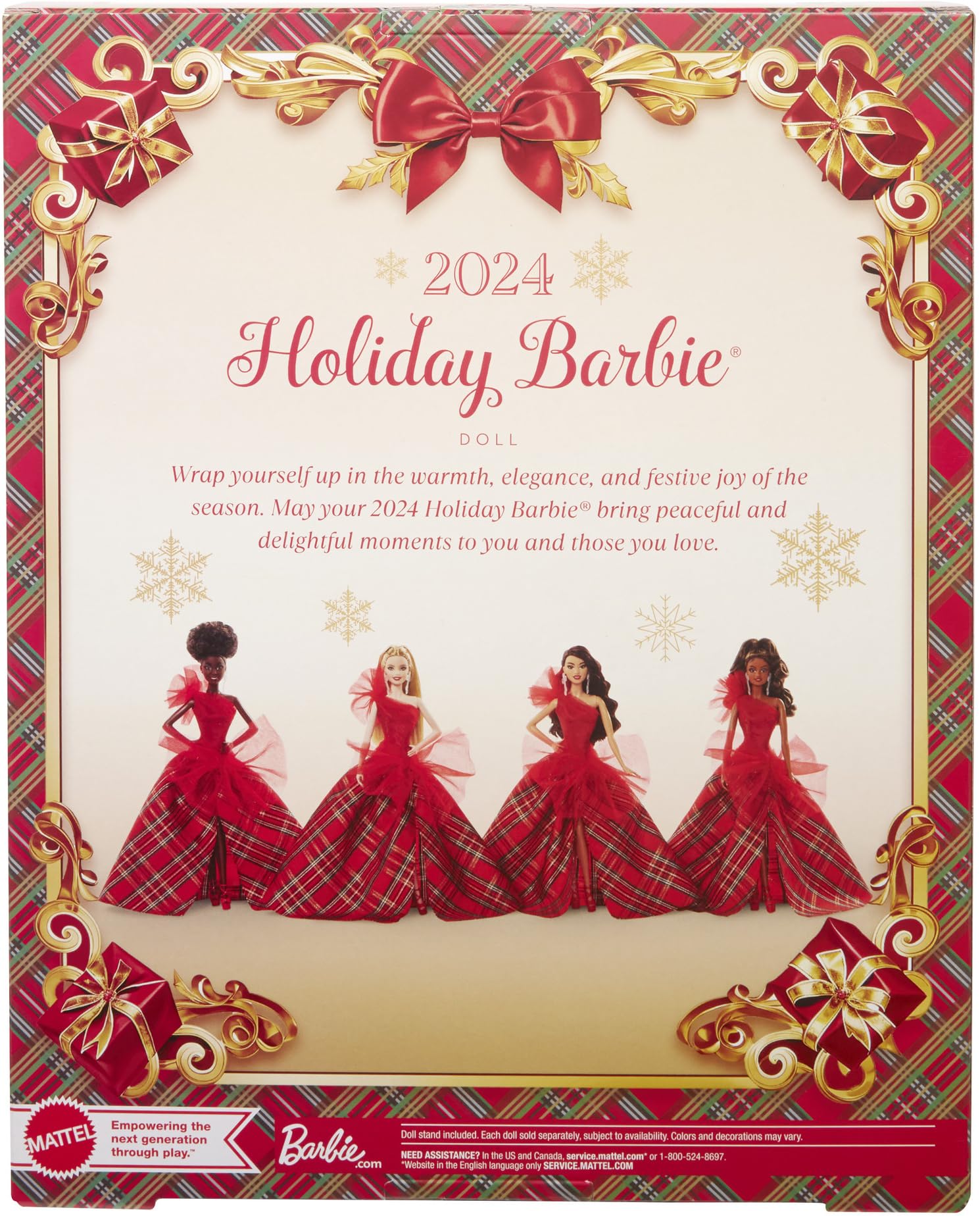 Foto 6 | Muñeca Barbie 2024 Holiday Barbie Seasonal Coleccionista - Venta Internacional