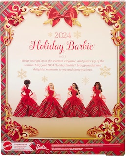 Foto 6 | Muñeca Barbie 2024 Holiday Barbie Seasonal Coleccionista - Venta Internacional