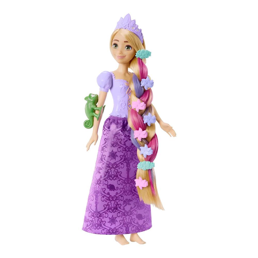 Foto 3 pulgar | Disney Princess: Muñeca Rapunzel Cabello De Cuentos De Hadas