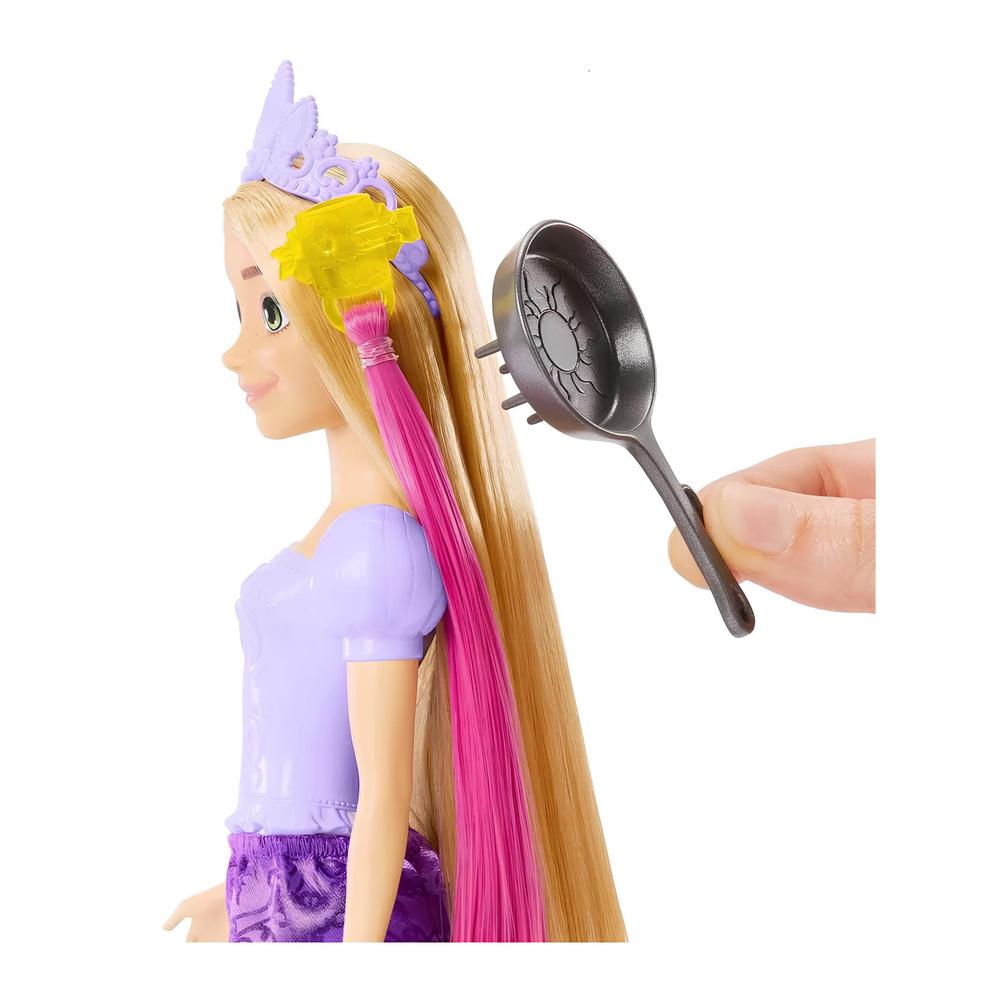 Foto 4 | Disney Princess: Muñeca Rapunzel Cabello De Cuentos De Hadas