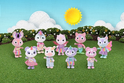 Foto 2 | Muñecas En Miniatura Sunny Days Honey Bee Acres Rainbow Ridge Pals - Venta Internacional.