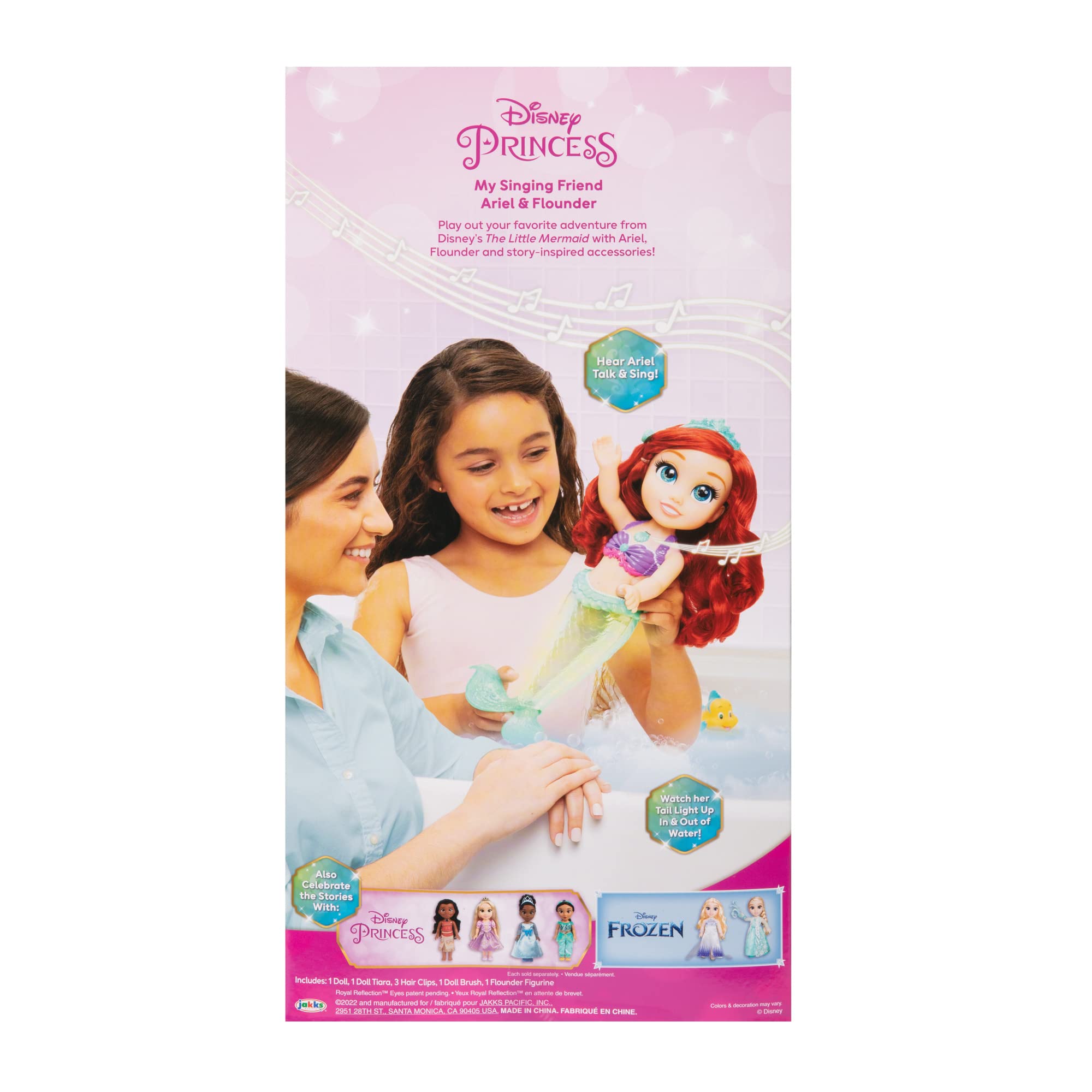 Foto 8 pulgar | Muñeca Disney Princess Ariel My Singing Friend Con Platija - Venta Internacional.