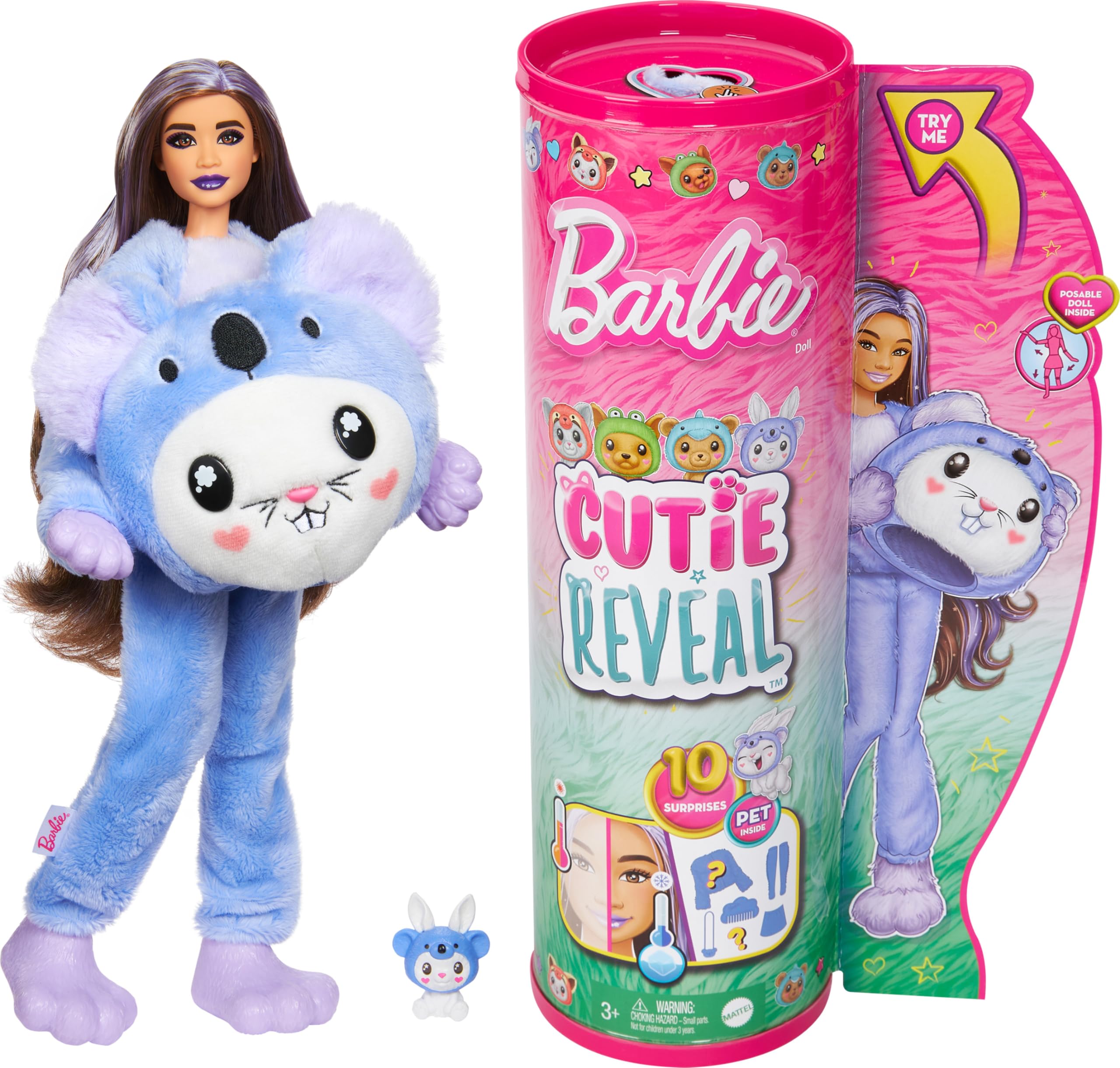 Muñeca Barbie Cutie Reveal Con Disfraz De Animal Y 10 Sorpresas - Venta Internacional.