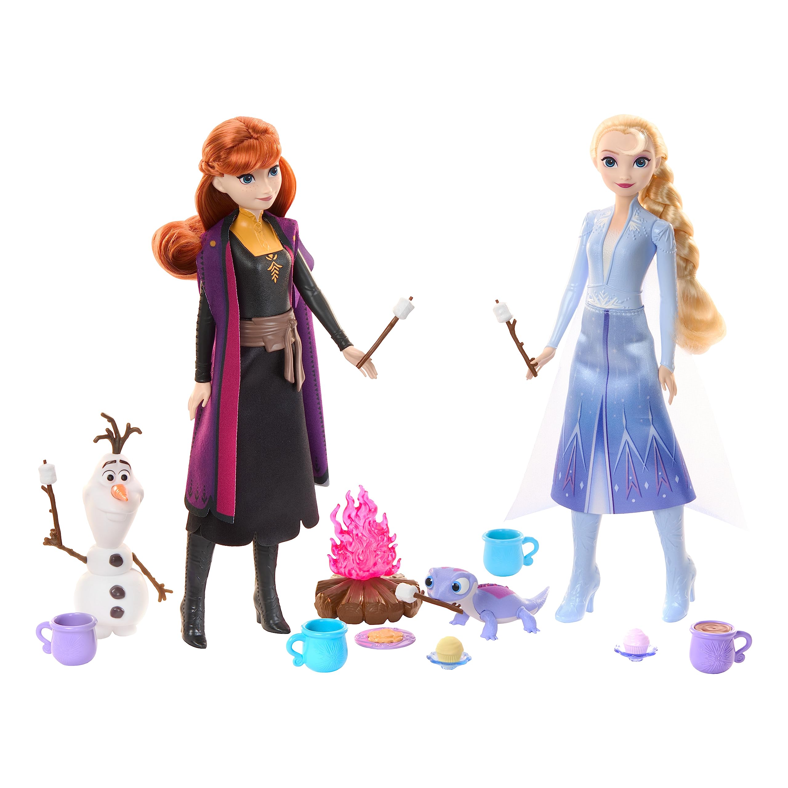Foto 1 | Muñecas Elsa y Anna Frozen Mattel con Accesorios-Venta Internacional