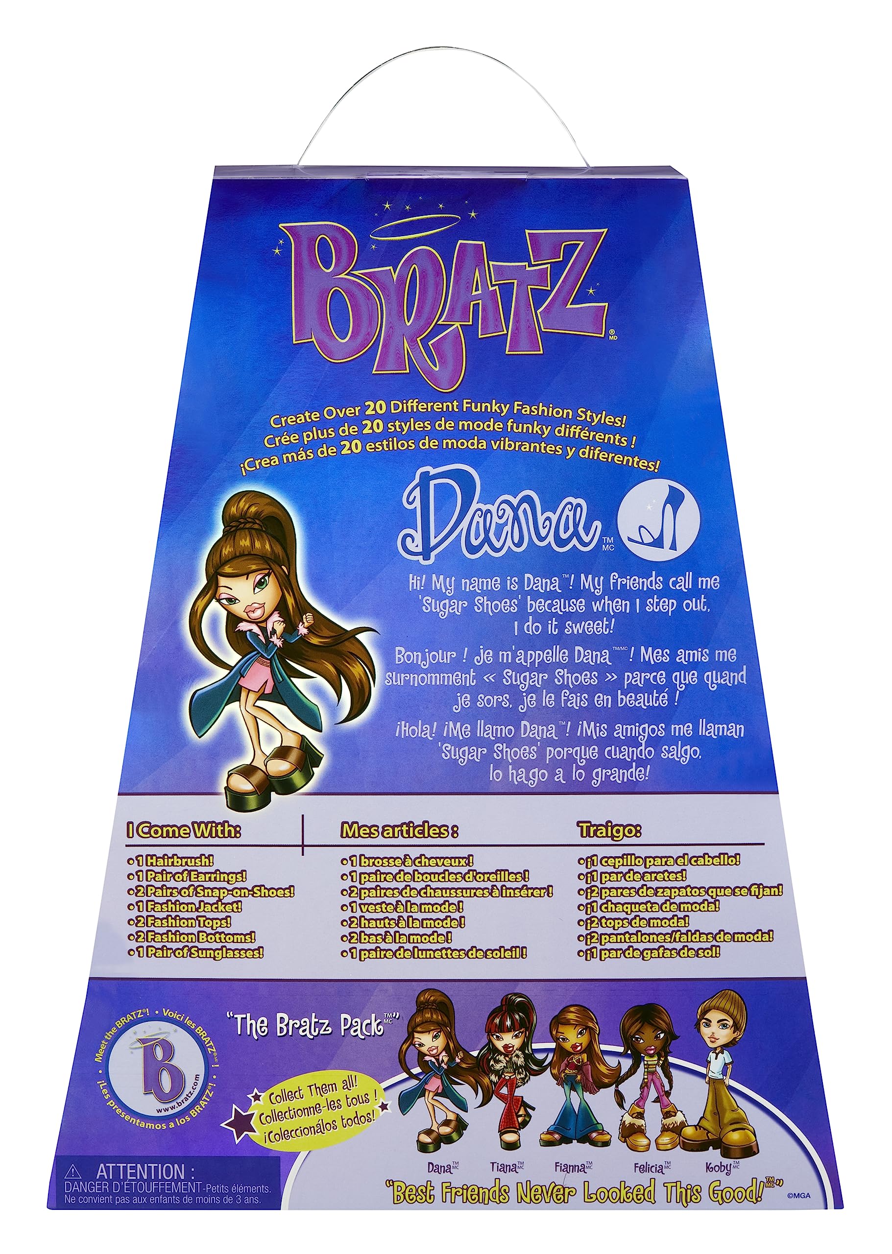 Foto 7 pulgar | Muñeca Bratz Dana con Accesorios-Venta Internacional