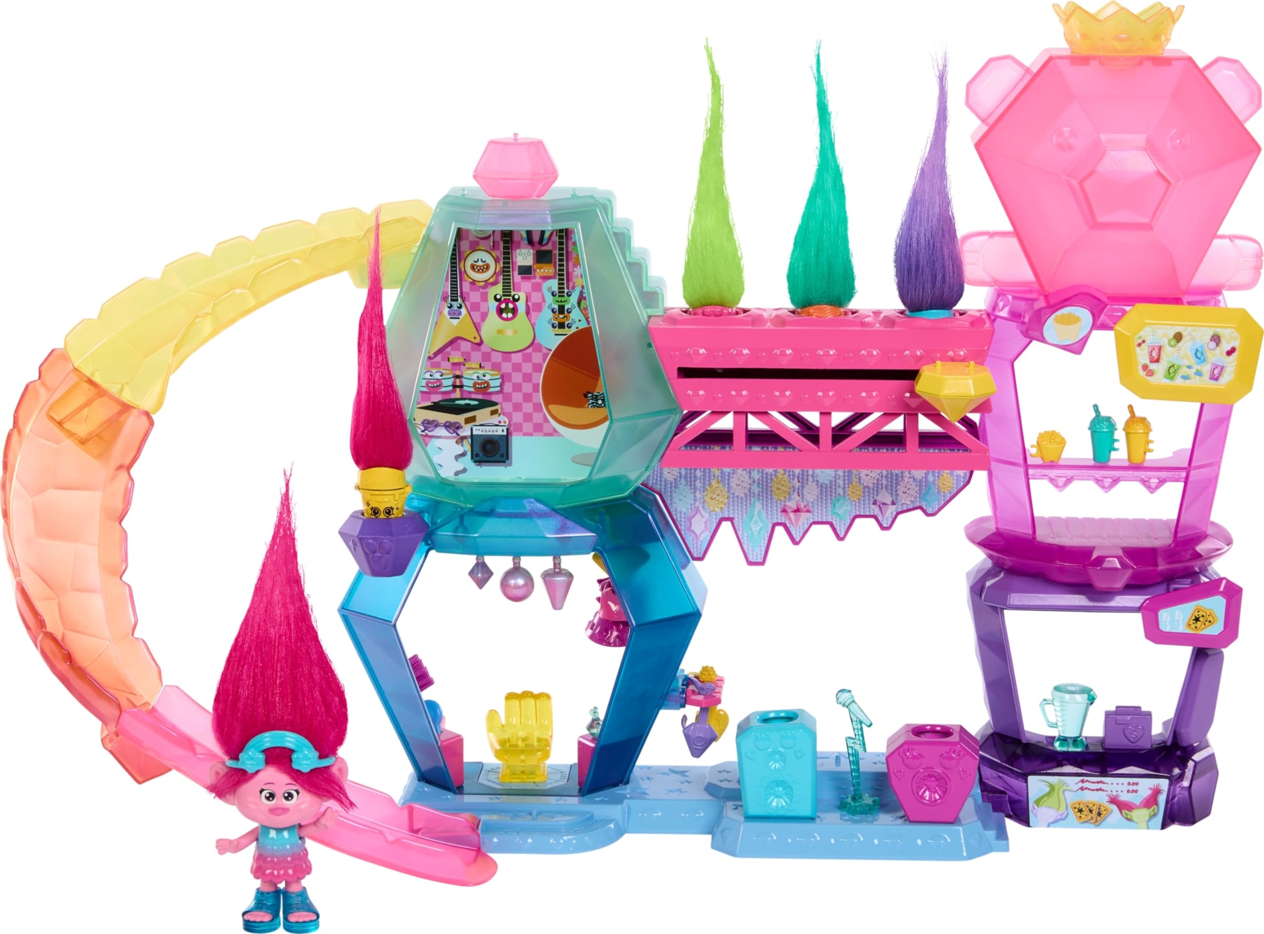 Foto 2 pulgar | Set De Juego Mattel Dreamworks Trolls Mount Rageous Con Queen Poppy - Venta Internacional.