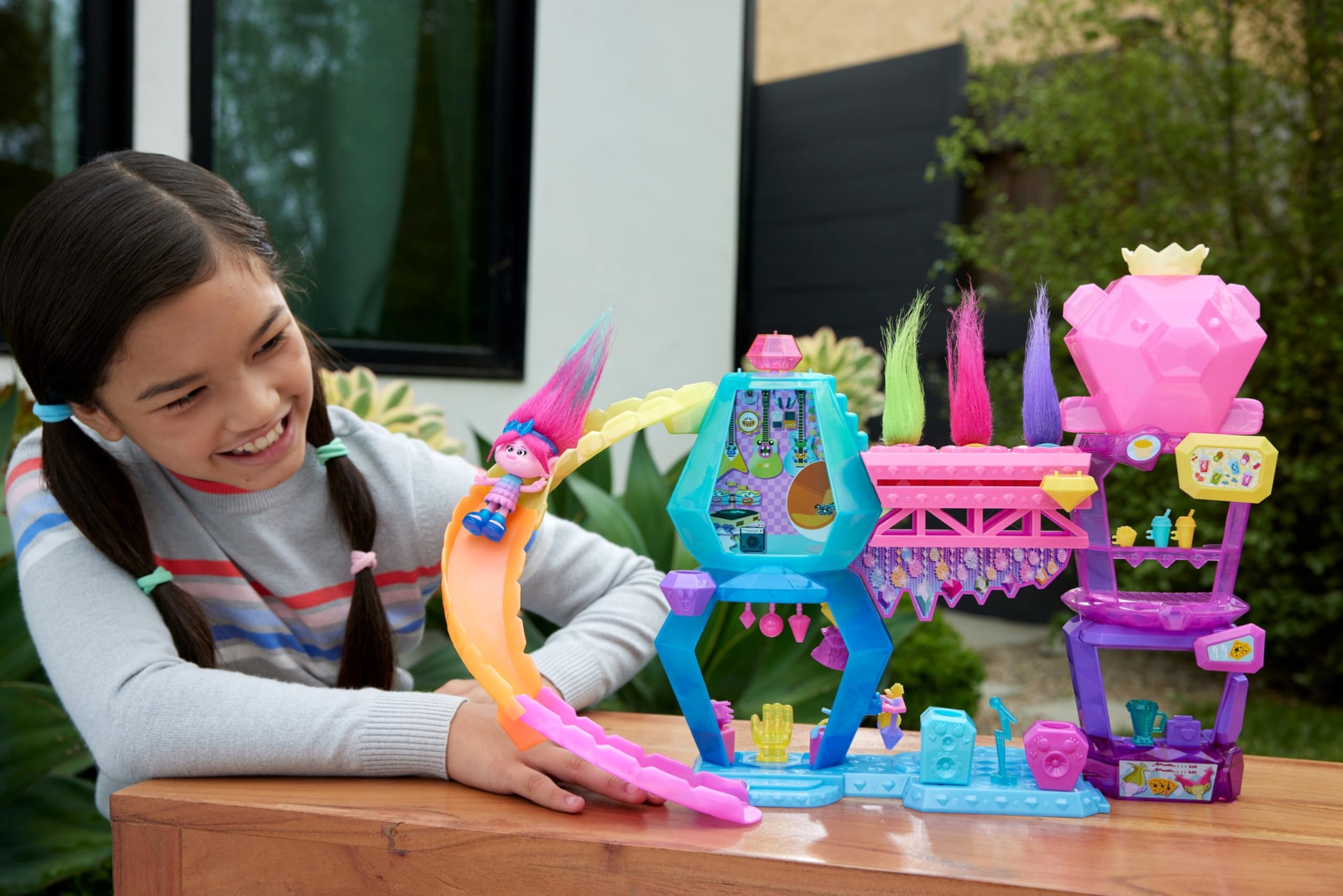 Foto 3 pulgar | Set De Juego Mattel Dreamworks Trolls Mount Rageous Con Queen Poppy - Venta Internacional.