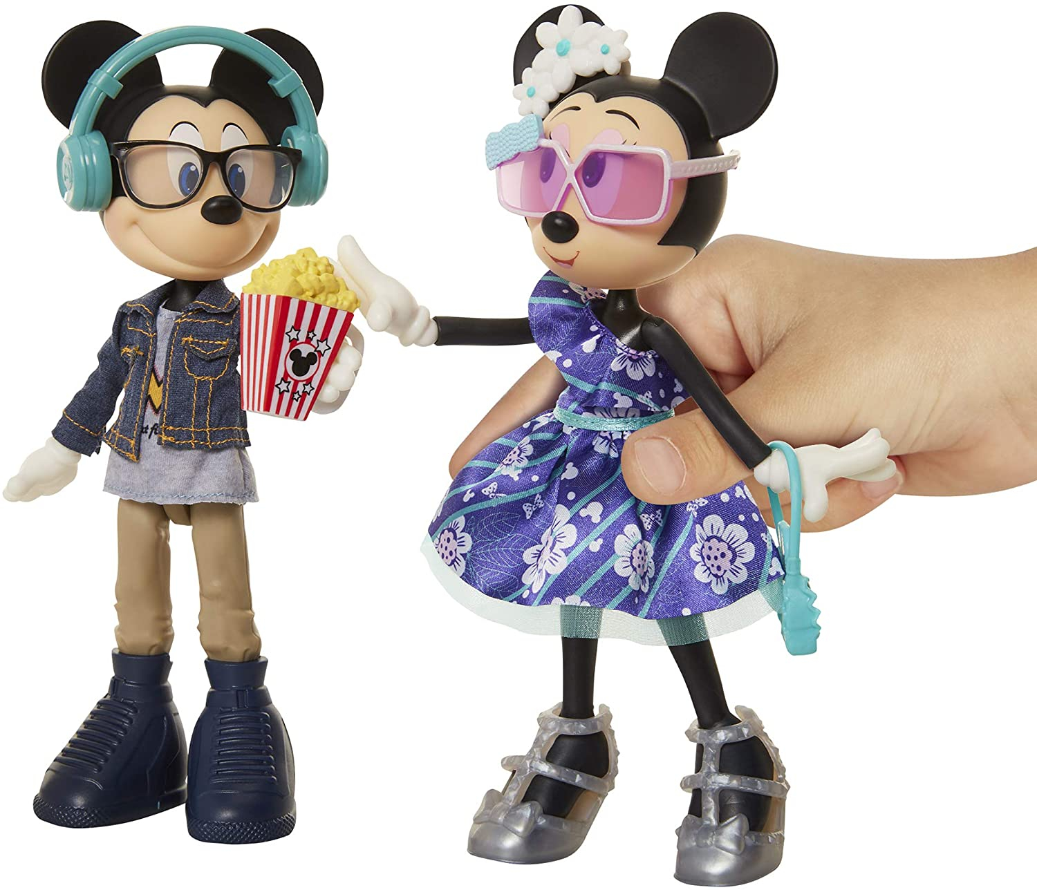 Foto 7 | Disney Minnie &amp, Mickey Movie Night Doll 2-pack Playset - Venta Internacional.
