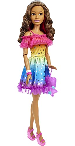 Muñeca Barbie Grande Con Cabello Castaño, 28 Pulgadas De Alt - Venta Internacional.