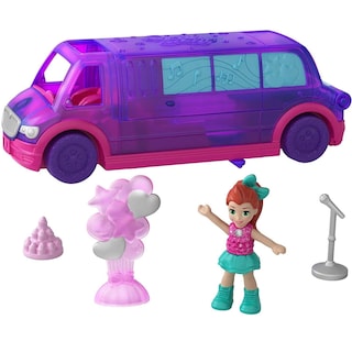 Foto 1 | Limusina Playset Polly Pocket Pollyville Party Con Muñeca Micro Lila - Venta Internacional.