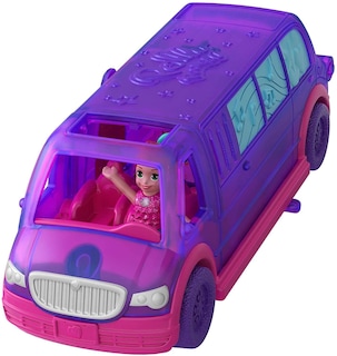 Foto 3 | Limusina Playset Polly Pocket Pollyville Party Con Muñeca Micro Lila - Venta Internacional.