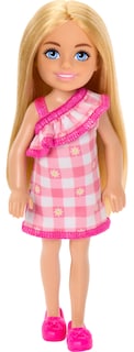 Foto 1 | Muñeca Barbie Chelsea De 15 Cm Con Vestido Extraíble A Cuadros - Venta Internacional.