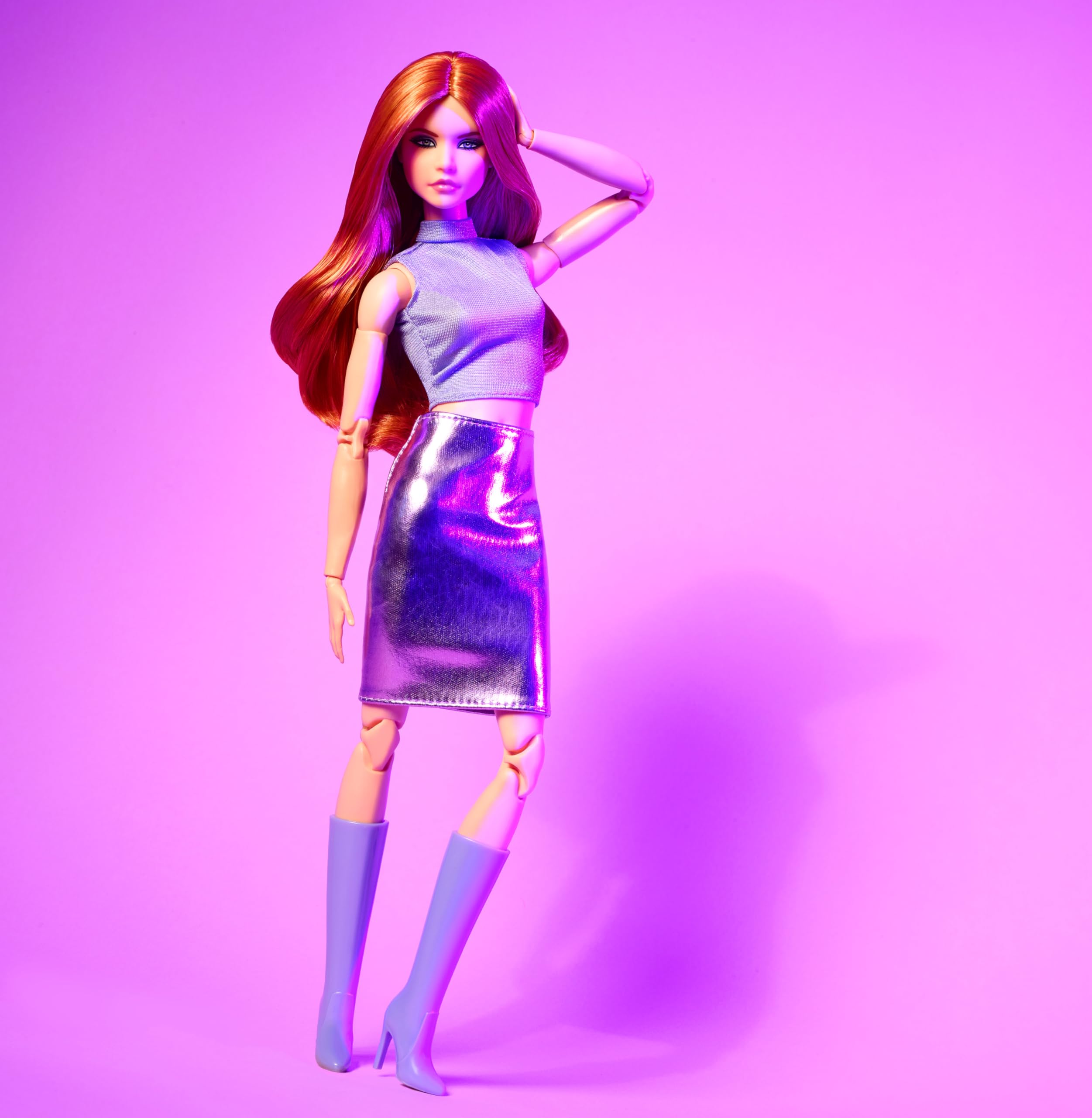 Foto 2 | Muñeca Barbie Looks Número 20 Coleccionable con Pelo Rojo y a la Moda - Venta Internacional