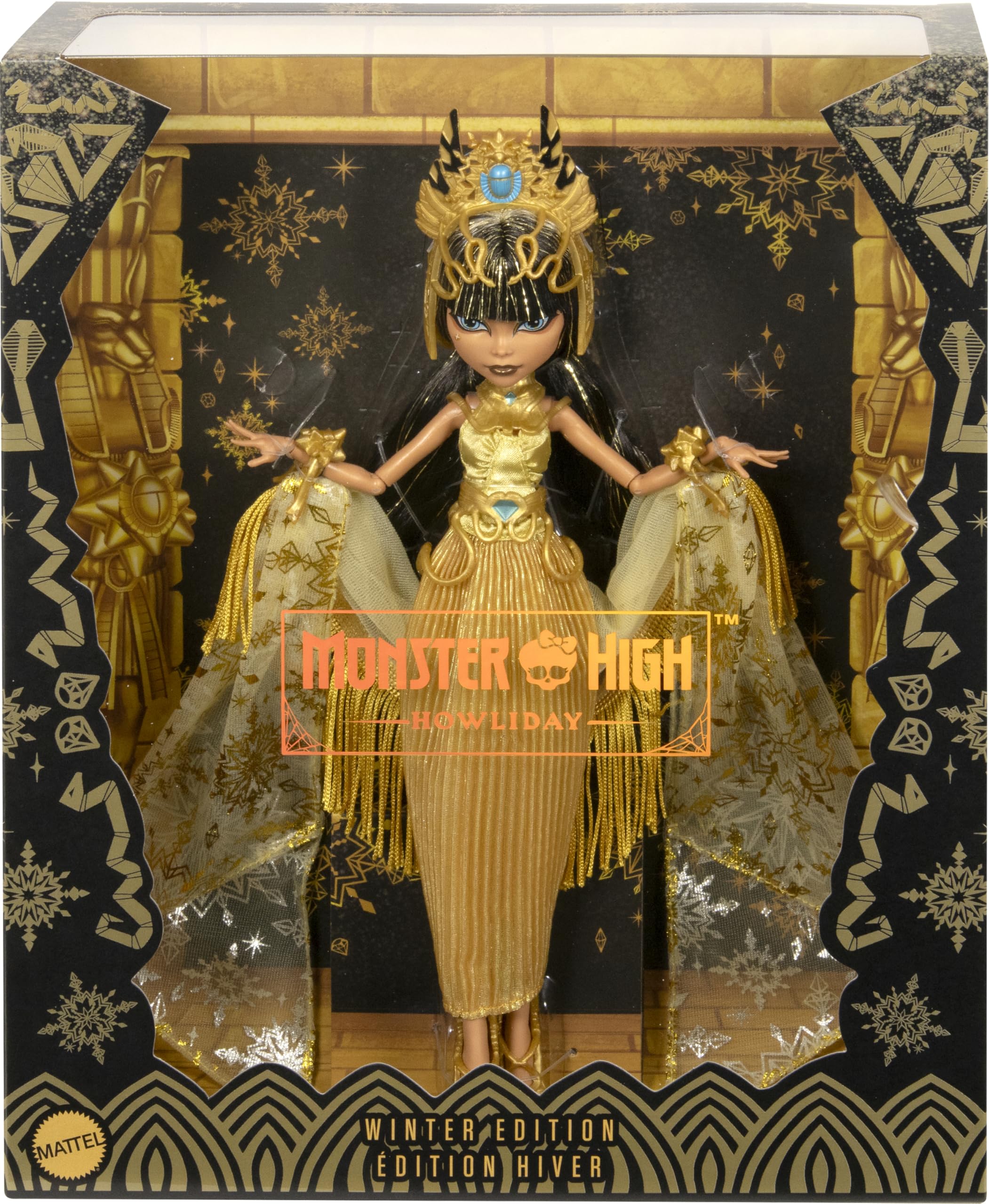 Foto 7 pulgar | Muñeca Monster High Hoholiday Winter Cleo De Nile Con Acceso. - Venta Internacional.