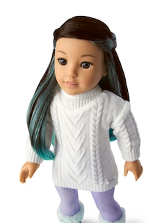 Foto 3 | Muñeca American Girl Corinne Tan, Chica Del Año 2022, 45 Cm Con Libro - Venta Internacional.