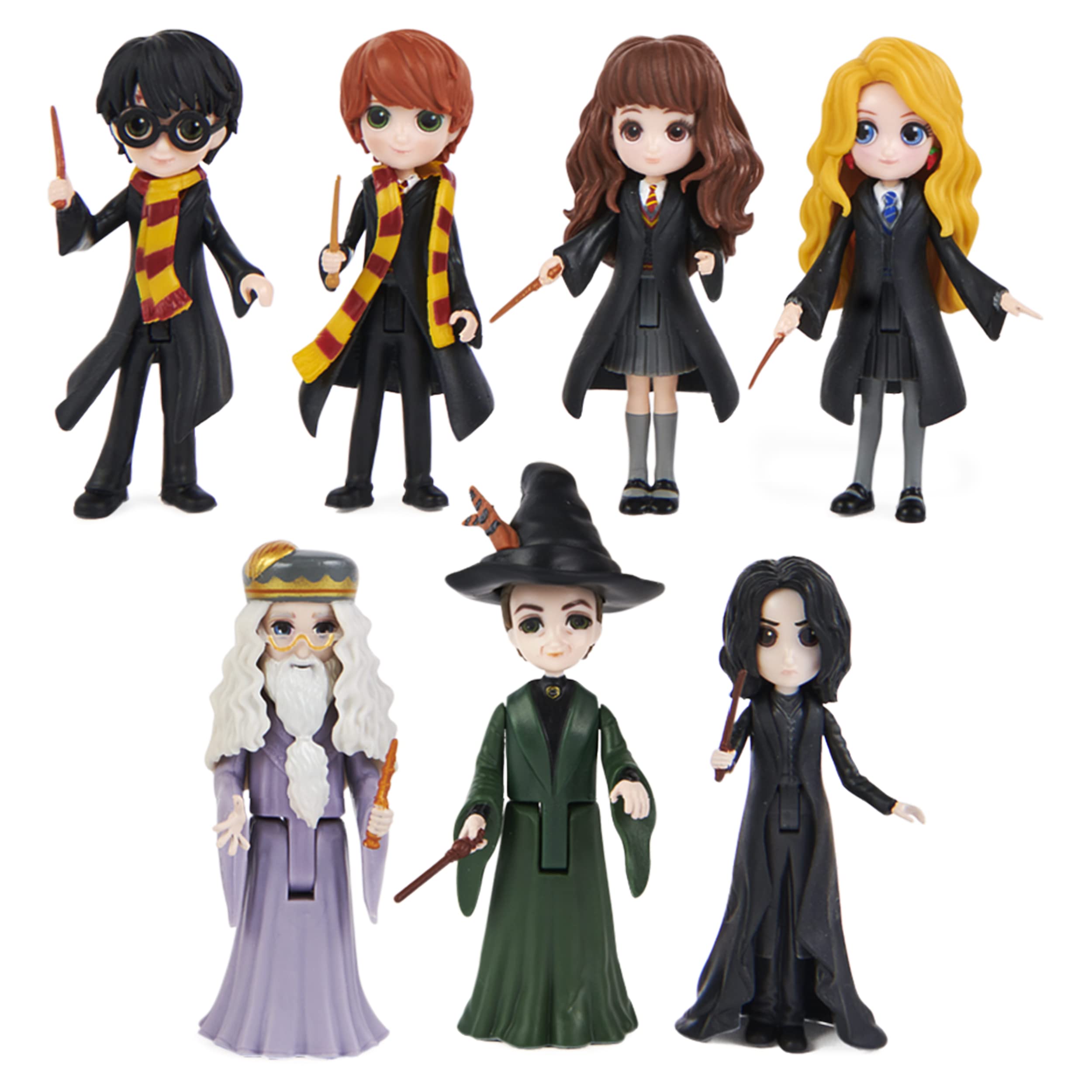 Foto 2 pulgar | Set De Juguetes Wizarding World Harry Potter Magical Minis Con 7 Figuras - Venta Internacional.