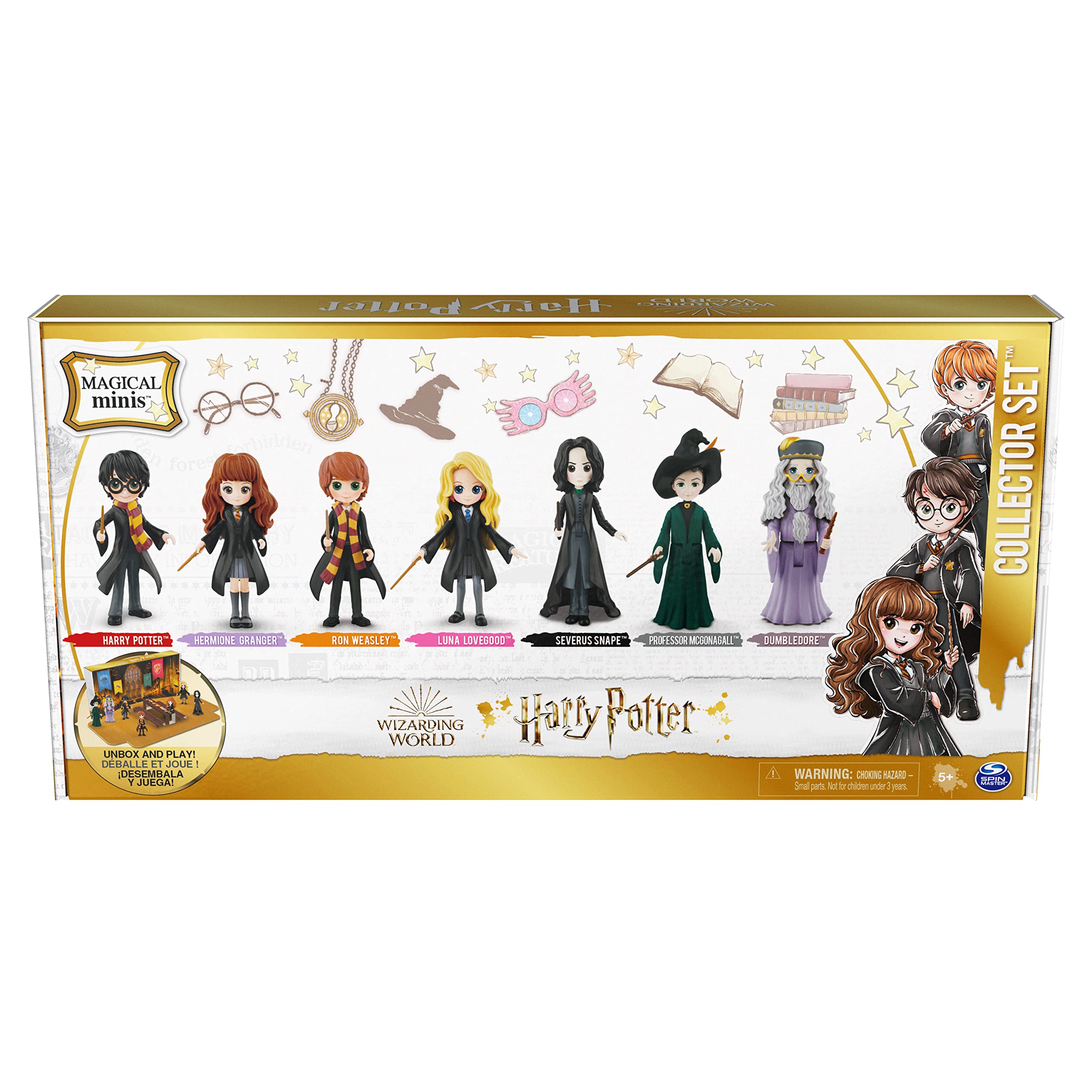 Foto 3 pulgar | Set De Juguetes Wizarding World Harry Potter Magical Minis Con 7 Figuras - Venta Internacional.