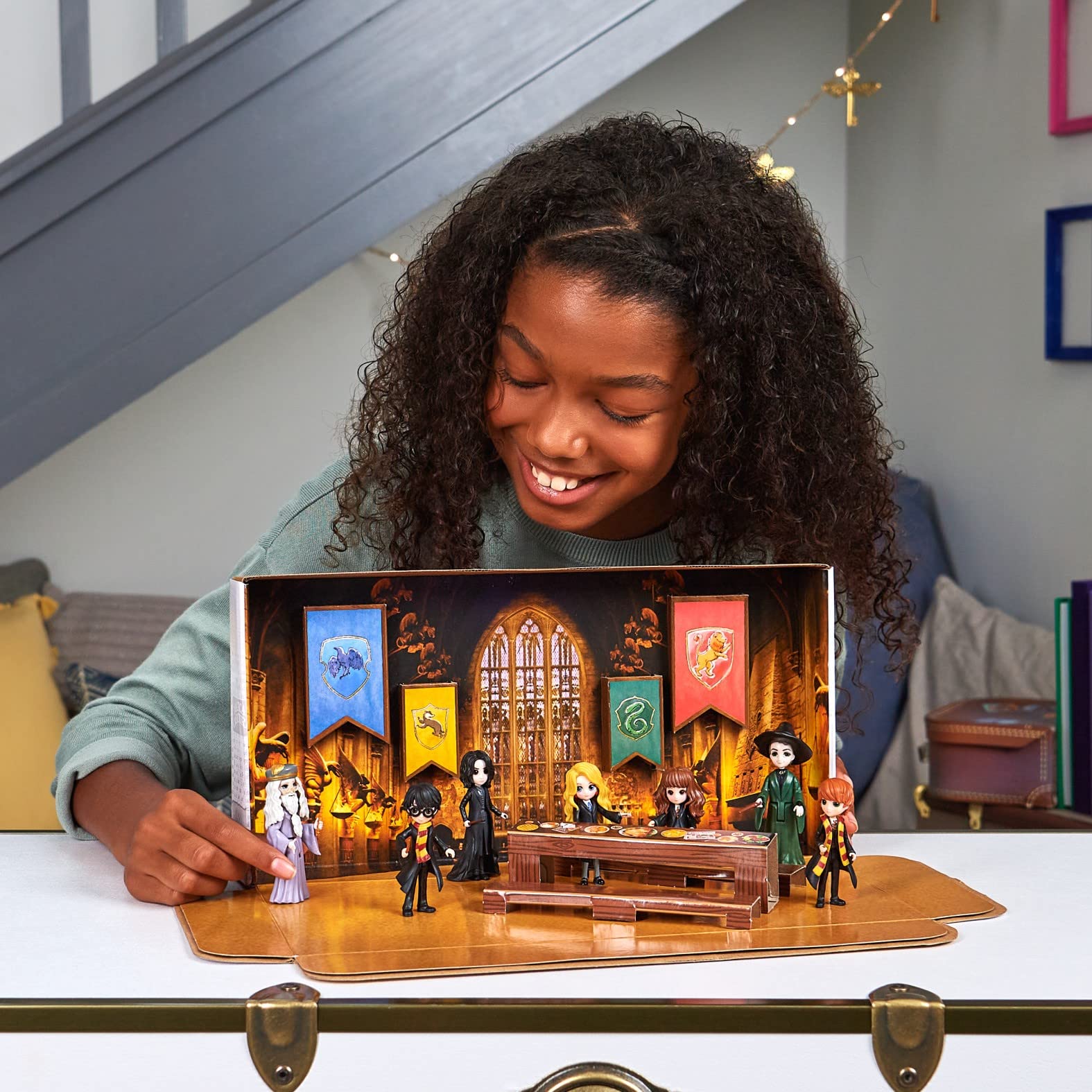 Foto 4 pulgar | Set De Juguetes Wizarding World Harry Potter Magical Minis Con 7 Figuras - Venta Internacional.