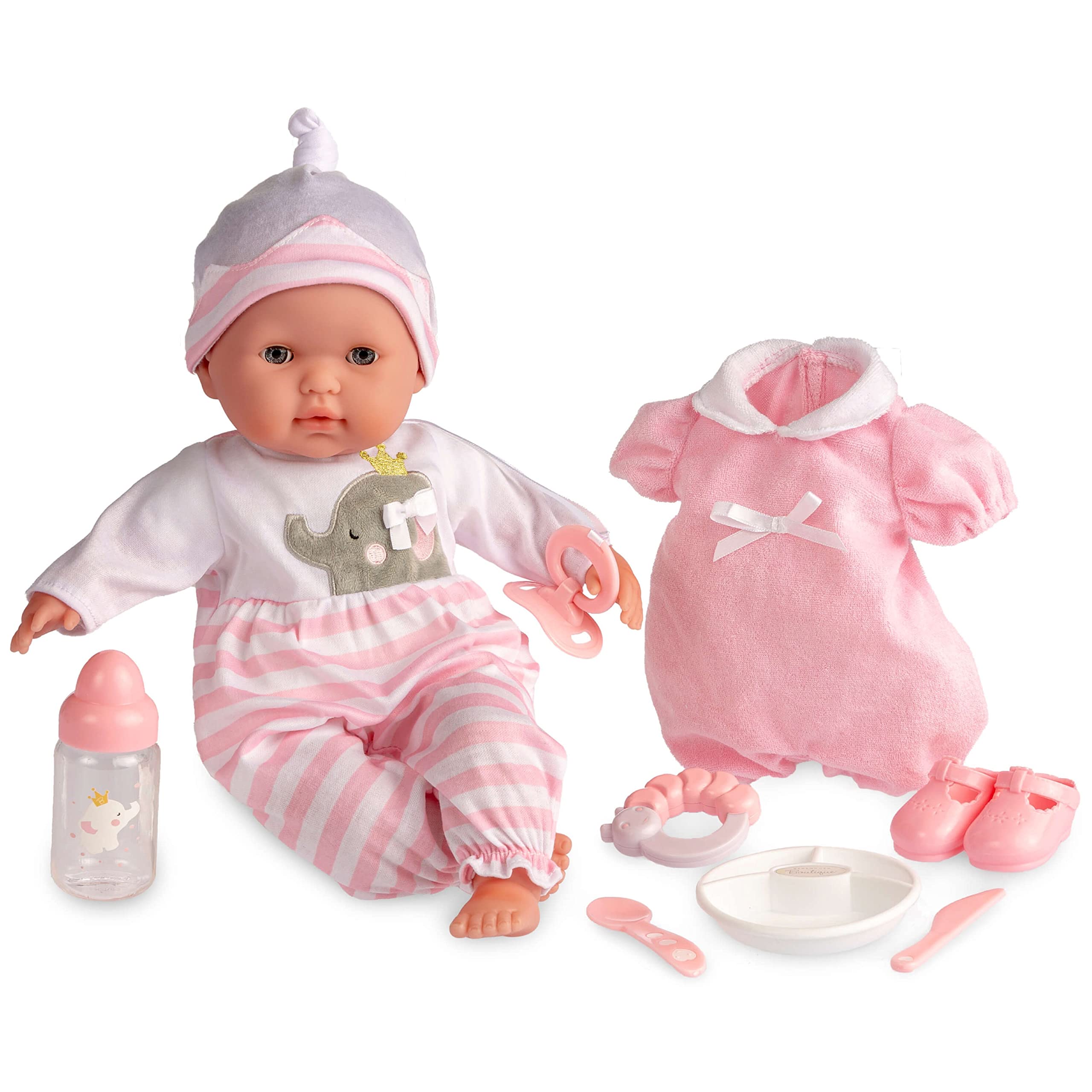 Baby Doll Jc Toys Berenguer Boutique De 15 Pulgadas Con Set De Regalo De 10 Piezas - Venta Internacional.