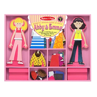 Foto 1 | Set De Juego Dress-up Dolls Melissa & Doug Abby Y Emma 3+ - Venta Internacional.
