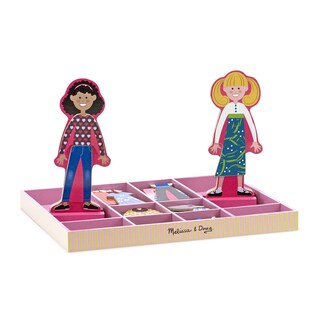 Foto 3 | Set De Juego Dress-up Dolls Melissa & Doug Abby Y Emma 3+ - Venta Internacional.